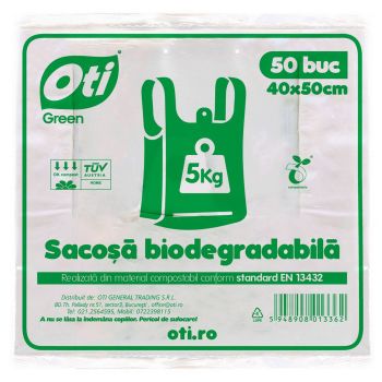 Pungi maieu bio albe 5kg 40X50 50b/set-1