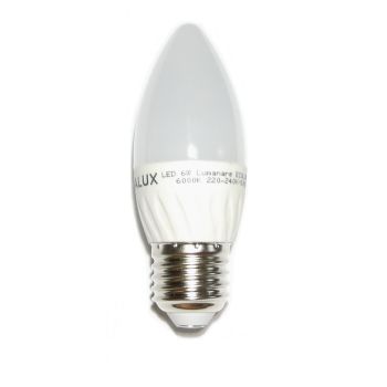 Bec led lumanare E27 8W rece *inclus timbru verde-1