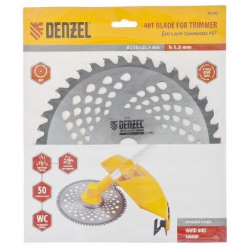Trimmer disc  230x25.4x1.3 Denzel  96340-2