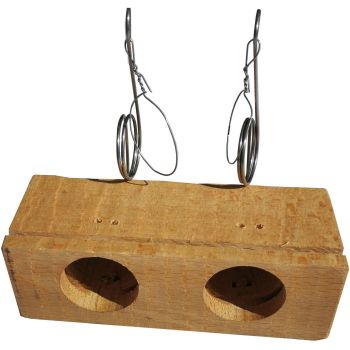 Cursa soareci din lemn cu doua gauri-1
