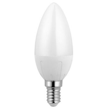 Bec led lumanare E14 6W rece *inclus timbru verde-1
