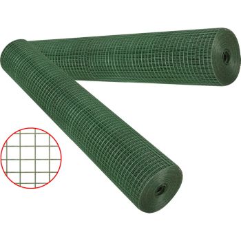 Plasa sarma Plastifiat  1x25M  13x13x1mm  HU-1