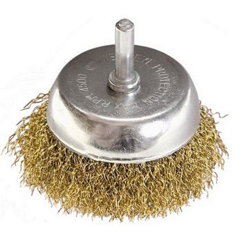 Perie cupa cu tija  75mm bormasina  744789-1