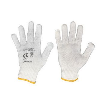 Manusi bumbac alb gradina-1