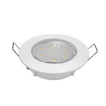 Spot MR16 fix aluminiu alb 00-220-1