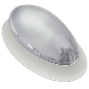 Aplica ovala plastic 1XE27 60w 400.000.107-1