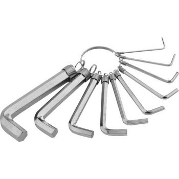 Imbus chei hexagonale  10buc/set (1.5-10mm)  112685-1