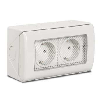 Priza dubla pt antigrund T&G-2