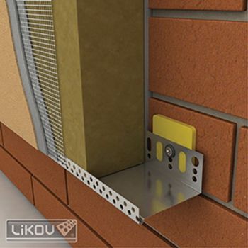 Profil soclu din aluminiu 2M pentru izolatii termice 50mm-2