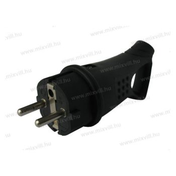 Stecher negru cauciuc etans MXG-17 cu inel Mix-vill-1