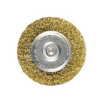 Perie circulara cu tija  75mm bormasina  744489-1