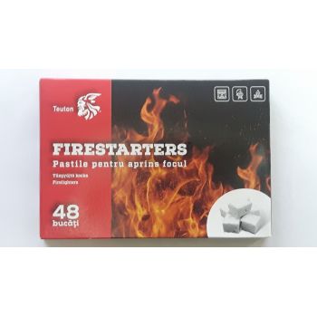 Pastile aprins focul albe Teuton  48buc/cut  26cut/bax-1