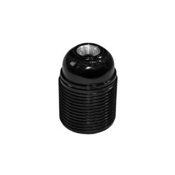 Dulie baghelita E27 neagra + 2inele M10   16-001111-3