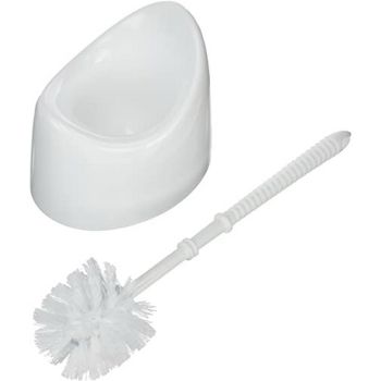 Perie WC alba cu suport  MIK  42055-1
