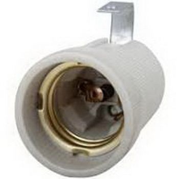 Dulie portelan E27 cu clema 90