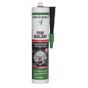 Silicon fire sealant 1500gr negru 310ML-1