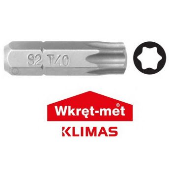 Bit torx  T-40  10buc/set  Wkret-met-1